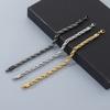 6mm Rope Chain Bracelet for Men - Stainless Steel 304 - KB203612
