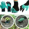 1 Pair Gardening Gloves Garden Finishing Gloves ABS Plastic Gloves