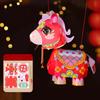 PVC Horse Year Decorative Lantern Cartoon Pony Chinese Style 2026 New Year Lantern Portable Hanfu Accessories Mid-Autumn Lantern