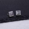 PYRAMID STUDS                stainless steel pyramid earring studs matt finished