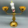 Beauty and the Beast Lumière LED Table Lamp, Alarm Clock, and Cogsworth Ornament