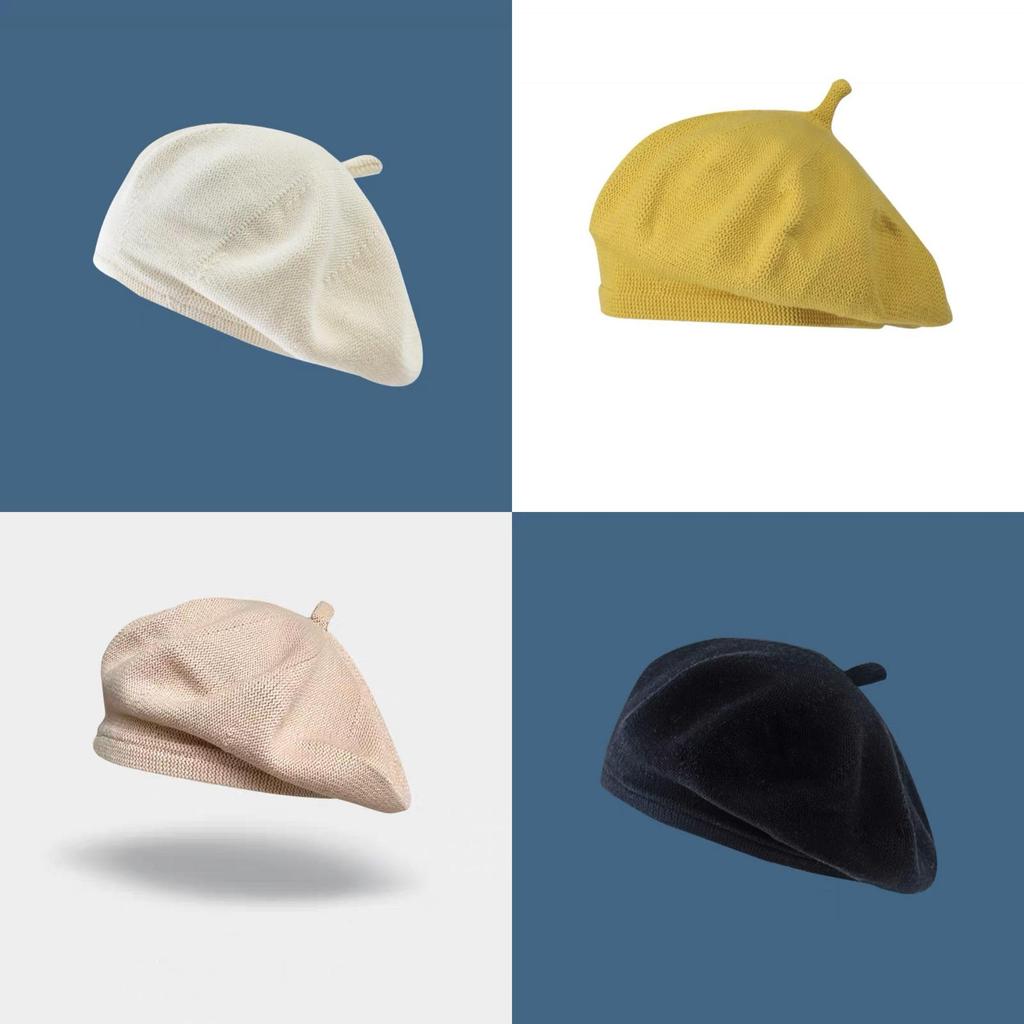 Cotton Beret Hat For Winter With Sun Protection And Breathability Perfect For Casual Wear