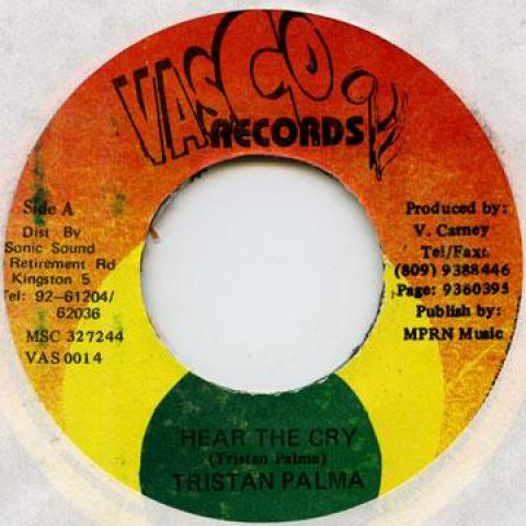 

7inch Record TRISTON PALMER - Hear The Cry Vasco 1994 Jamaica Reggae, Ska & Dub