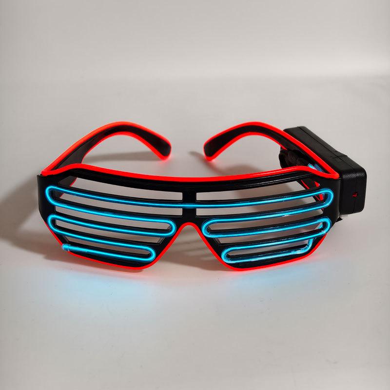 LED Party Blinds: Flashing Music Glasses for Clubbing and Atmosphere