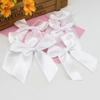 20/50 Stück Band Schleife Bastelschleife Rosa Weiß Blau Floral Geschenkband DIY Weihnachtsfeier Dekoration Strikjes Decoratie Moños Navideños