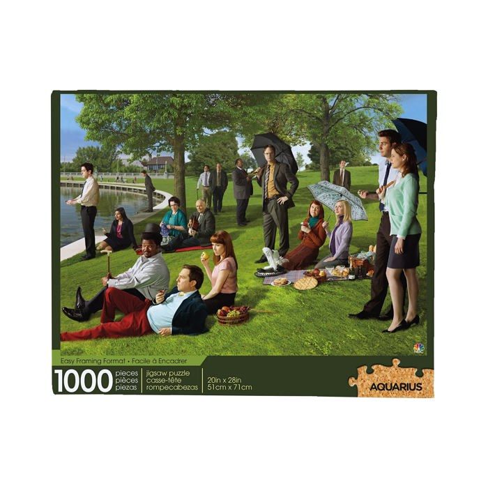 Puzzle 1000 pièces - AQUARIUS - The Office Sunday Afternoon - Glare Free - Precision Fit - Officiel