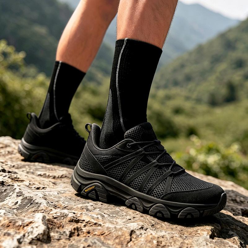 Couple Outdoor Mountaineering Boots Spring And Autumn Mesh Breathable Casual Shoes Off Road Travel Casual Sports Shoes