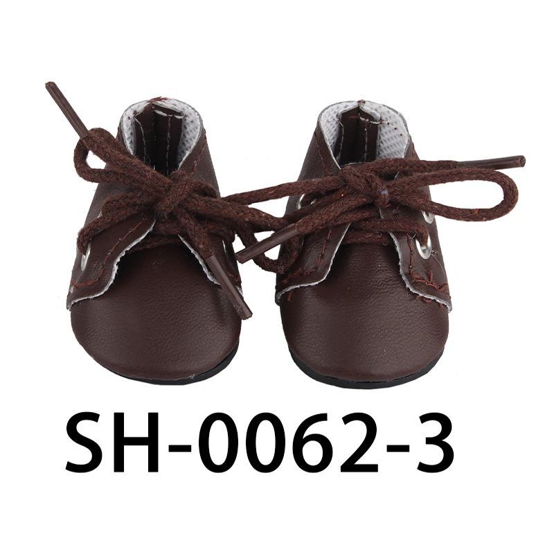 1 Pereche Pantofi Păpușă Pantofi PU cu Șireturi pentru Păpuși de 14 Inch Accesorii Jucării