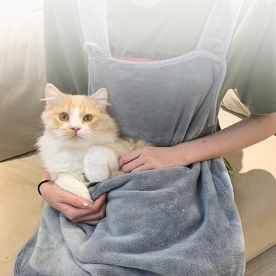 High Quality Soft Apron For Holding Cats Hugging Suit Comfortable Pet Cat Carrier Bag Plush Pouch Sleeping Chest Apron Home