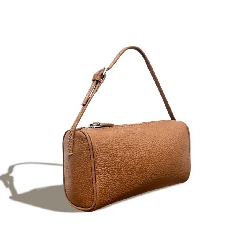 Borsa da Donna 2026 in Vera Pelle Cuoio Strato Superiore Porta Penne Versatile di Alta Gamma Portatile a Tracolla