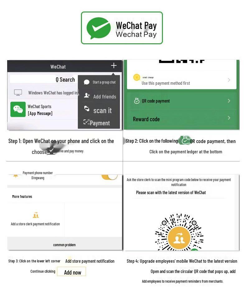 Smart Audio Payment Announcer: Bluetooth Voice Prompter, QR Code Money Collector, Compact Speaker