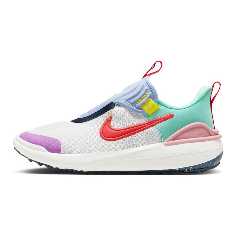 

New Nike E Series 1.0 Slip Resistant Shock Absorbers Low Top Kids Running Shoes White Red DZ2840-100 38.5