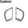 For Kia Seltos     Carbon Fiber Car Front Side Air Condition Vent Outlet Cover Molding Trim Interior Accessories