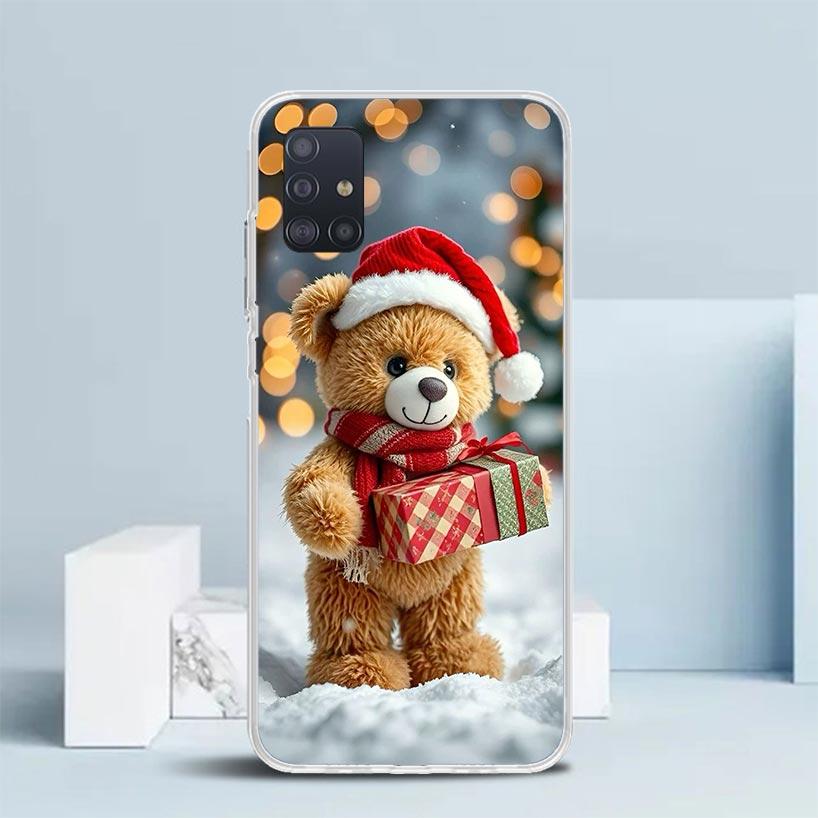 

Животное Коричневый Милый Медведь Мягкий Чехол для Samsung Galaxy A12 A22 A32 A52 A72 A02S Чехол для Телефона Note 20 Ultra 10 S10 Plus A51 A71 A50S Samsung A10