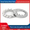 304 Stainless Steel Serrated Anti-slip Lock Washer with Inner and Outer Teeth