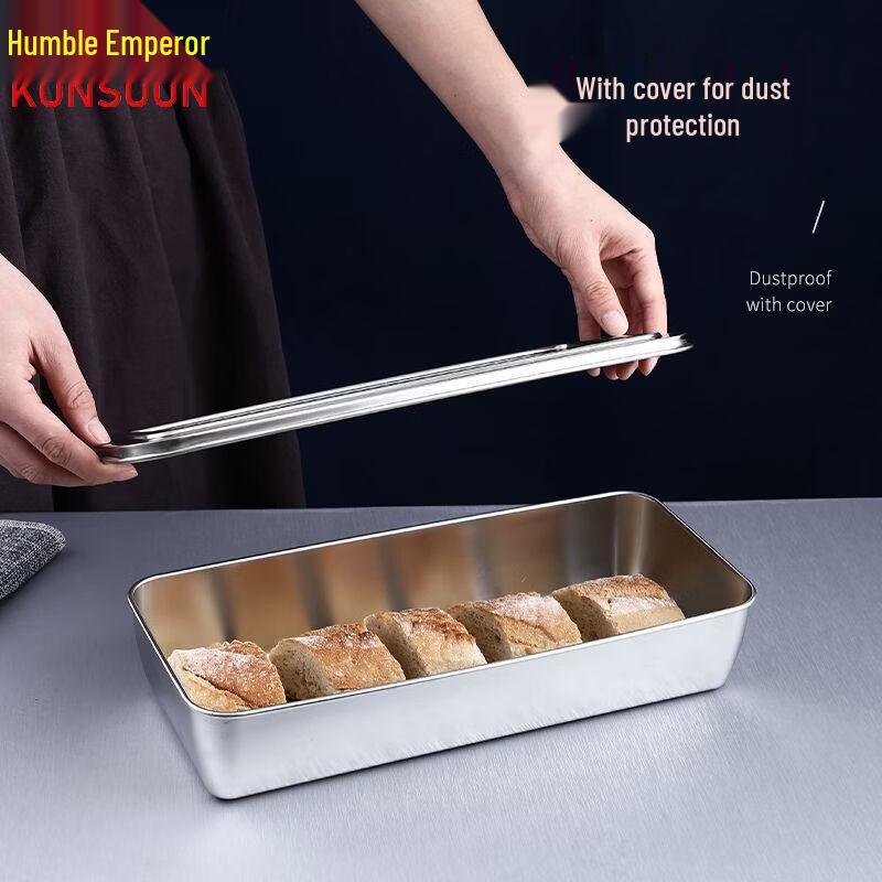 201 Stainless Steel Rectangular Food Serving Tray