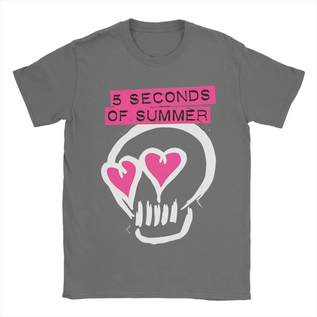 Mens TShirts 5 Seconds of Summer 5SOS Unique 100 Cotton Tees Short Sleeve T Shirts Crewneck Tops Summer