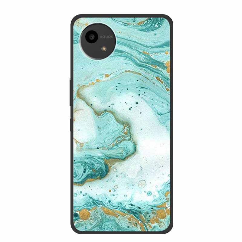 Case For SHARP AQUOS WISH4 Marble TPU Soft Silicone Back Cover SharpSmartphones SH-52E Phone Cases Protector Mica Painted Capa