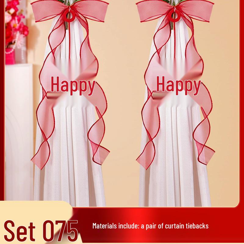 Honeymoon Love Heart Balloon Ceiling Set for Wedding and Bedroom Decor