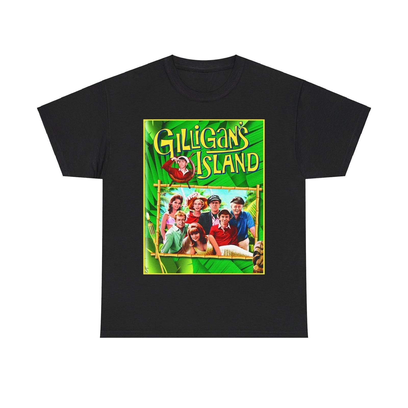 Gilligan s Island Men s Short Sleeve 100% Cotton T-shirt Mens Womens Tees Top 4XL