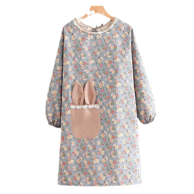 Fashionable Plus Size Oil-Proof Stain-Resistant Full Coverage Kitchen Apron