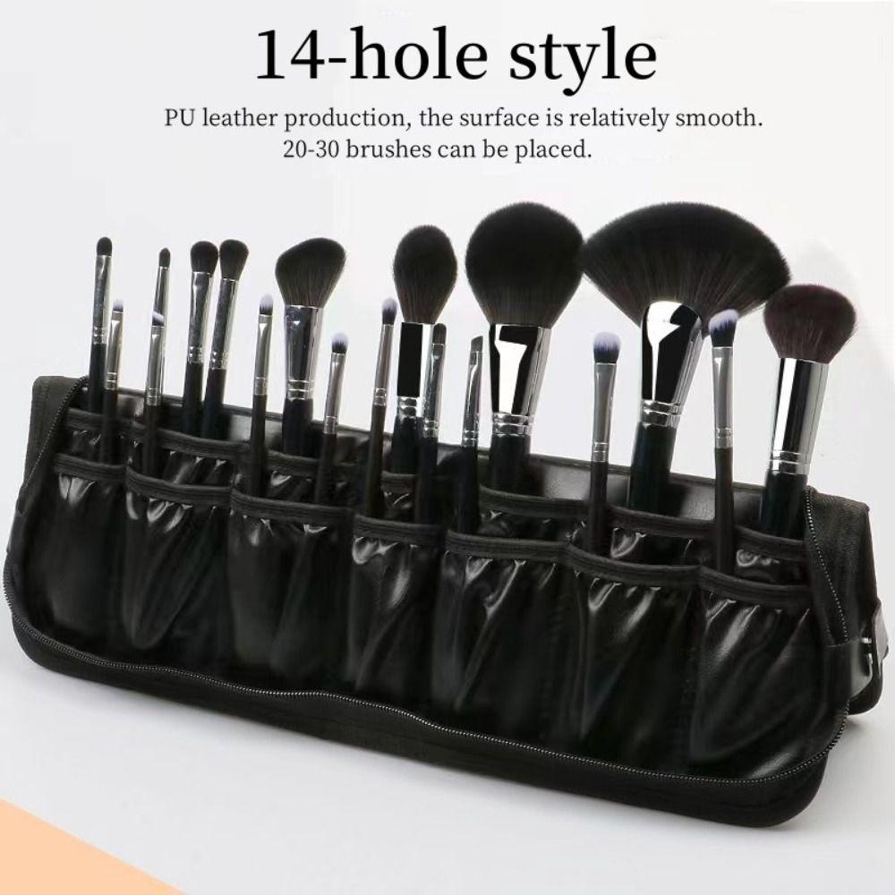 Portable Makeup Brush Holder Dustproof Makeup Brush Storage Bag Makeup Tools Carrier