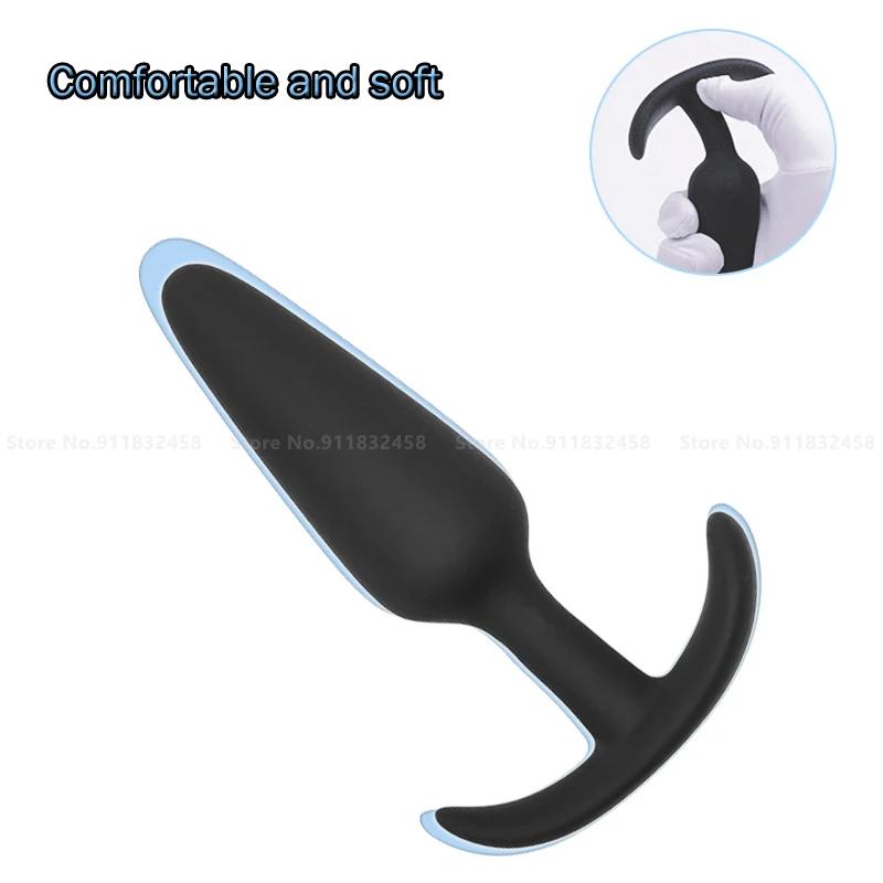 Safe Silicone Anal Plug Dildo Vibrator Sex Toys for Men Women Prostate Massager Butt Plugs Intimate Goods Adults Gay Product
