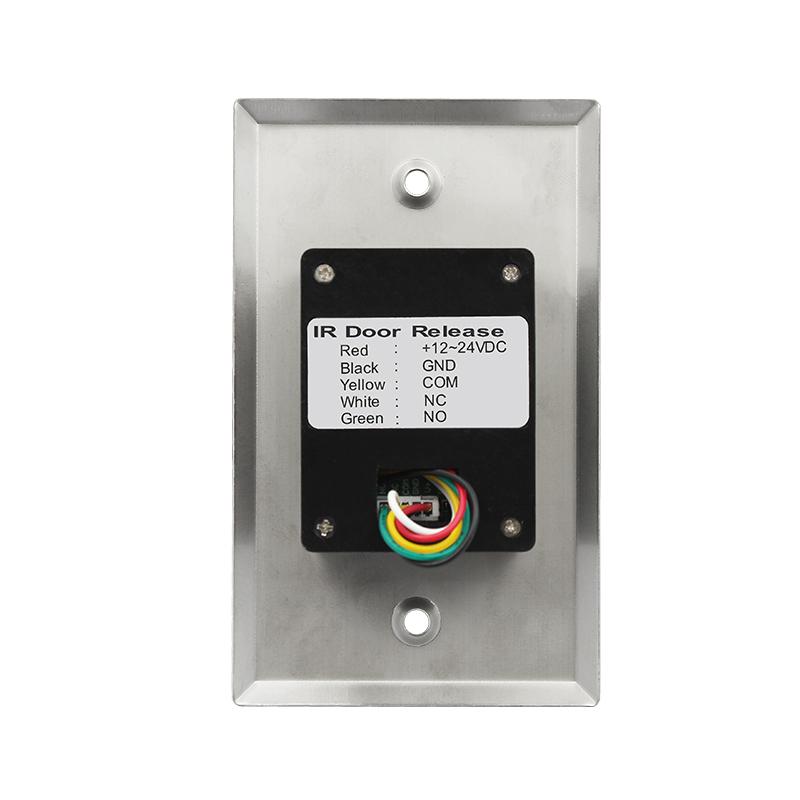 12/24V 5-15cm Abstand Einstellbar Berührungslose Ausgangstaste Türöffner Schalter Infrarotsensor Berührungsloser Metallknopf