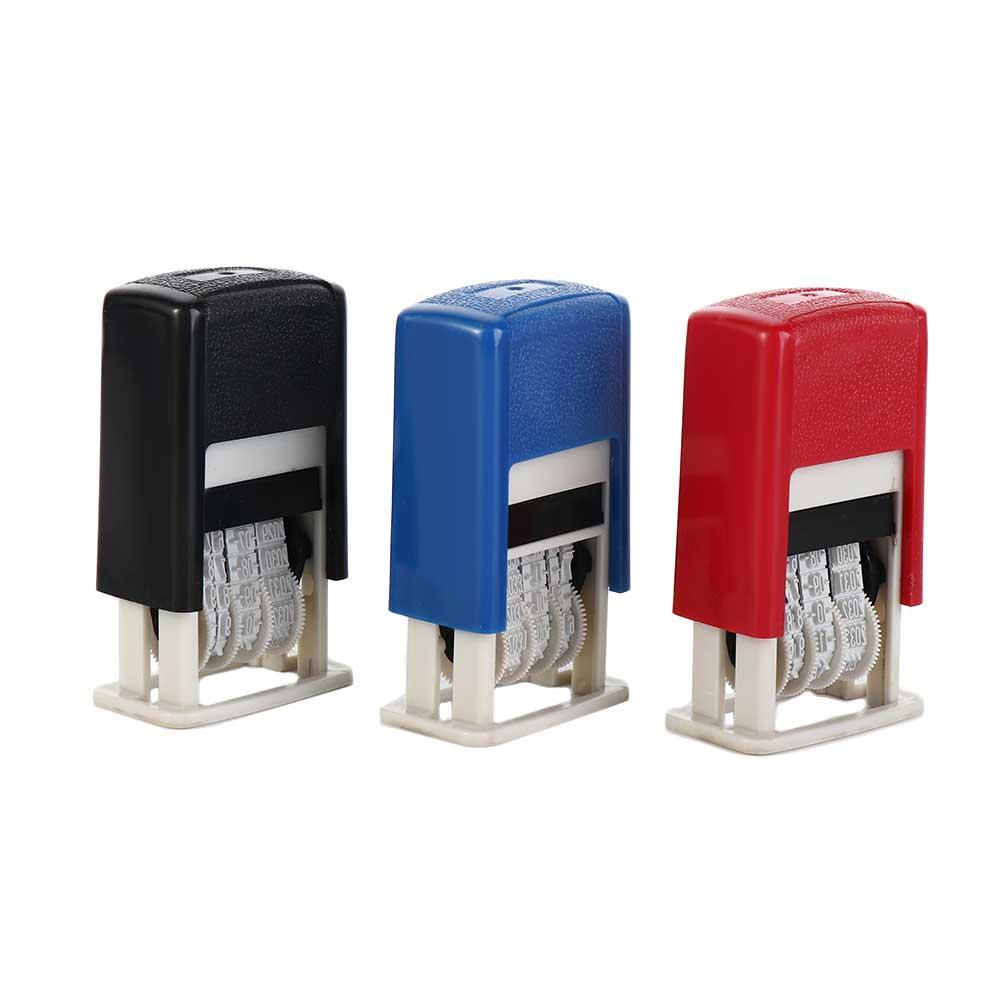 Self-Inking Stamps Date Stamps Handle Account Stamp Date Wheel Stamp Automatic Ink Return