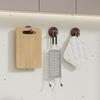 Wood Wall Hook With Strong Adhesive For Sturdy Hanging In Bathroom And Kitchen Supplies