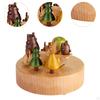 Holz Spieluhr Dekoration für Wohnzimmer Party Tischplatte Ausstellung