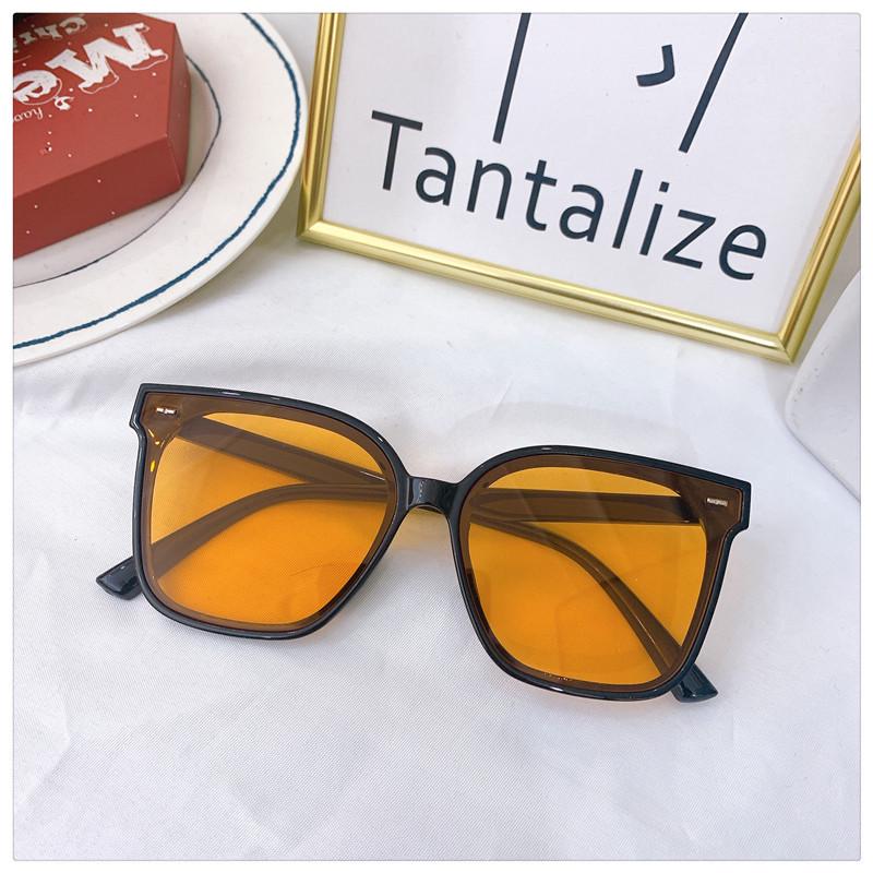 2025 Douyin-Inspired Korean Fashion Women's Sunglasses - Large Frame, Trendy Street Style