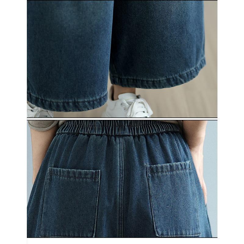 DIMANAF 2025 Herbst Winter Jeans Damen Übergröße Verdicken Futter Vintage Baumwoll-Denim Lange Hosen Unterteile