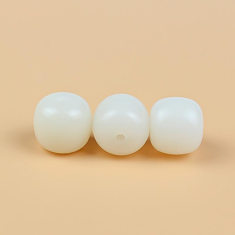 Natural Bodhi Root Barrel Beads 12x11MM DIY Buddhist Bracelet Spacer Accessories