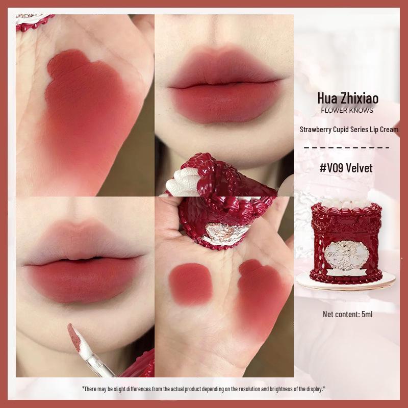 FlowerKnows Strawberry Cupid Mattifying Lip Cream - Autumn/Winter Collection