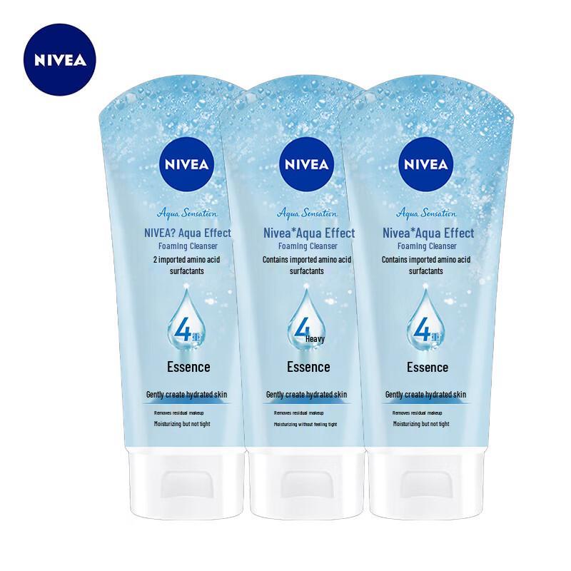 NIVEA Hydrating Foam Cleanser 3-Pack