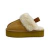New Thick-soled Snow Boots, Women's Closed-toe Half-drag Cotton Shoes, Large Size for Lazy People