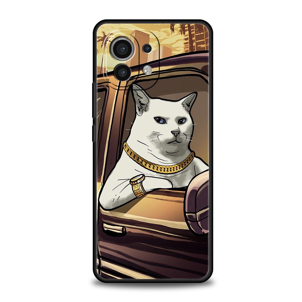

Phone Case Cover for Xiaomi Mi 17 15 14 13 12 11 Ultra 15T 14T 13T 12T 11T Pro Lite 5G Soft TPU Capas Cartoon Cat Art Fundas Bag Xiaomi 17 Pro