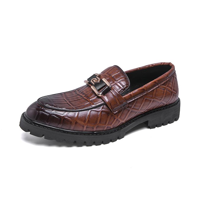 Men s Plus Size Thick-Soled Slip-On Loafers - Casual  Formal Business Leather Shoes 47