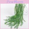 Artificial Willow Branch Wall Decor With Green Leaves For Home Interior Enhancement