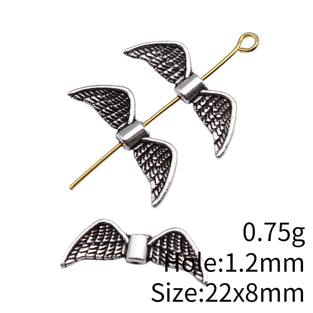 Beads To Make Jewelry Accessories Jewelry Love Wing Small Hole Beads Spacer Accessories Parts Bracelet Beads Accessories