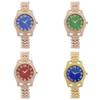 Fashion Ladies Watch With Rhinestones Quartz Movement For Women Jewelry Gift
