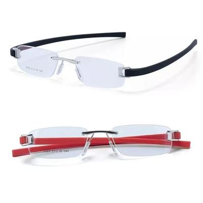 RSINC Combo Randlose Fassung | Brille Für Unisex Silber Rot-Silber Schwarz Etikett A1 JL156426836797