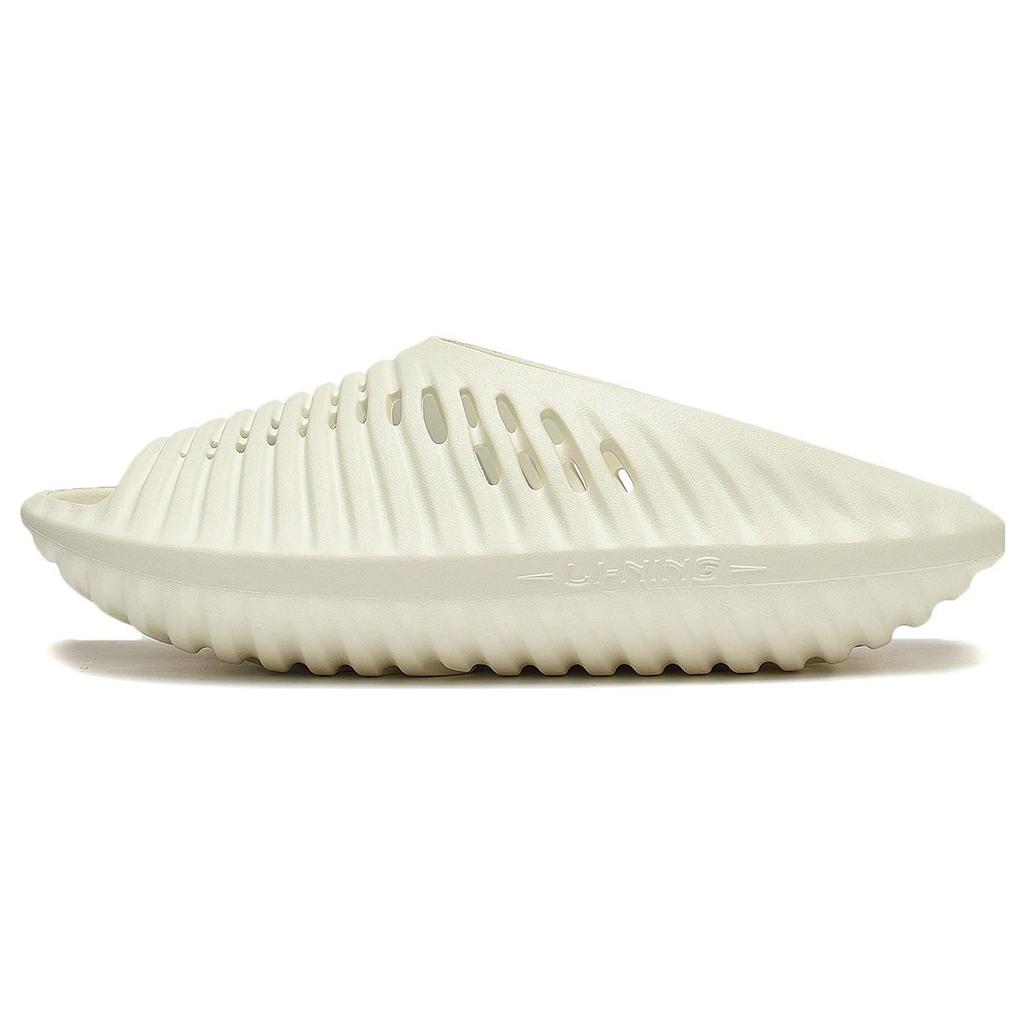 New LiNing Xuankong Slay Slide Slippers Unisex Cream White AZST011-1