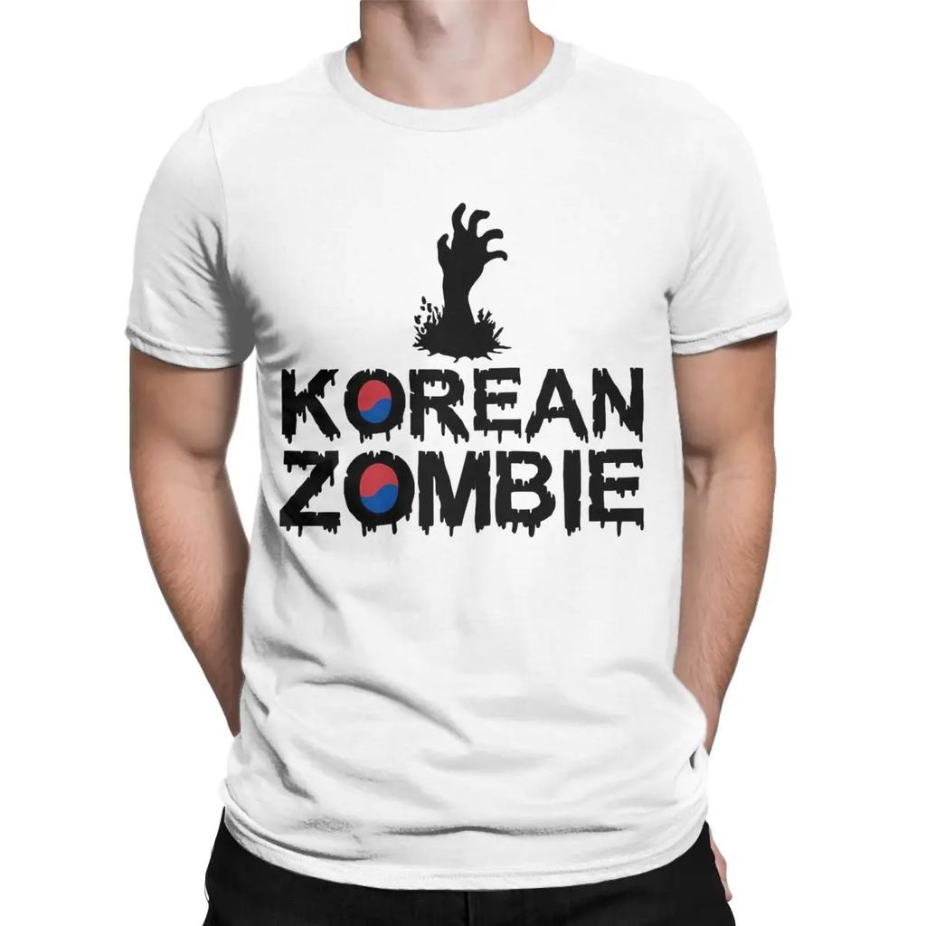 Men's T-Shirt Korean Zombie Chan Sung Jung Amazing Cotton Tee Shirt Short Sleeve T Shirts Round Neck Tops Summer