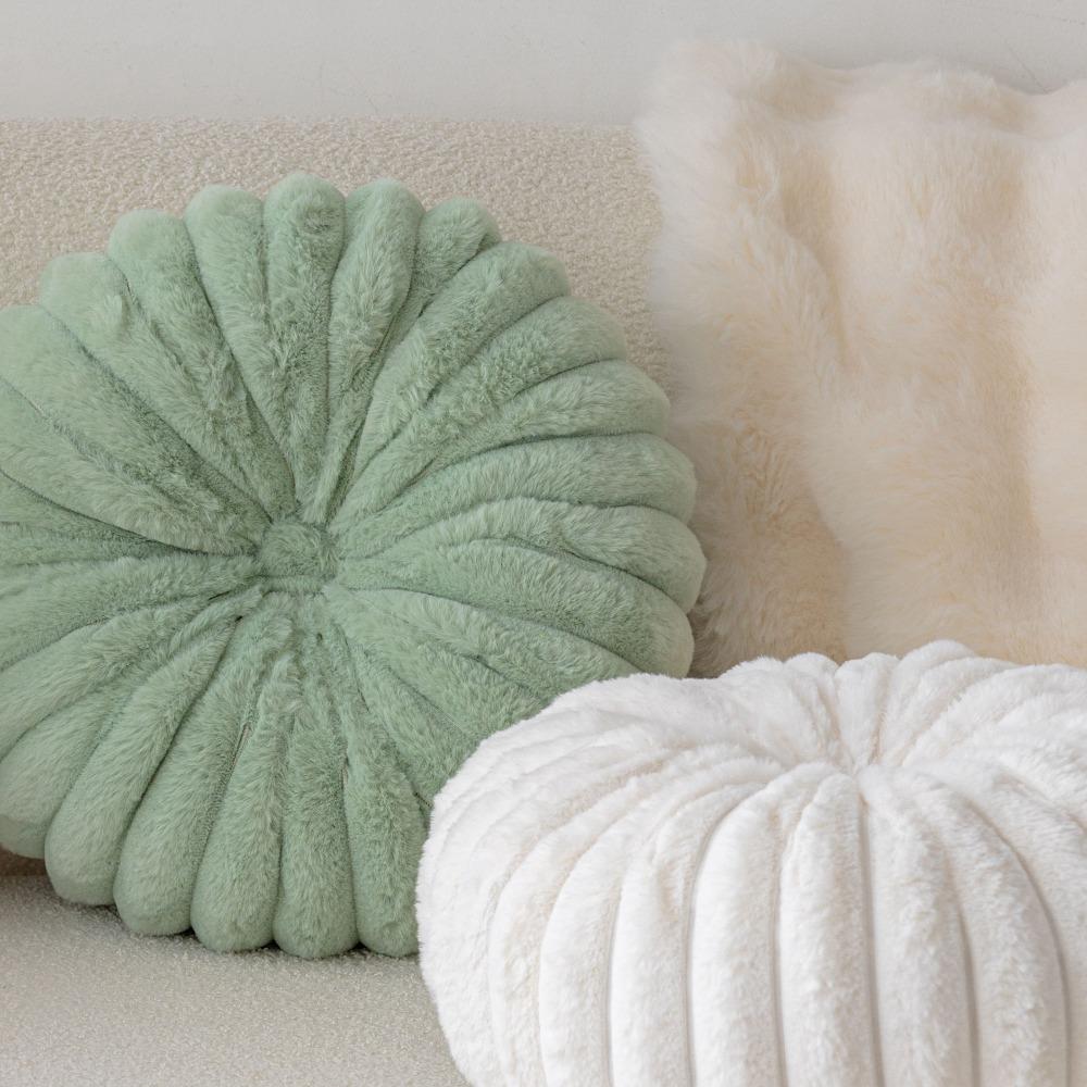Round Sofa Throw Pillow PP Cotton Filling Seat Cushion Modern Butt Pad Tatami