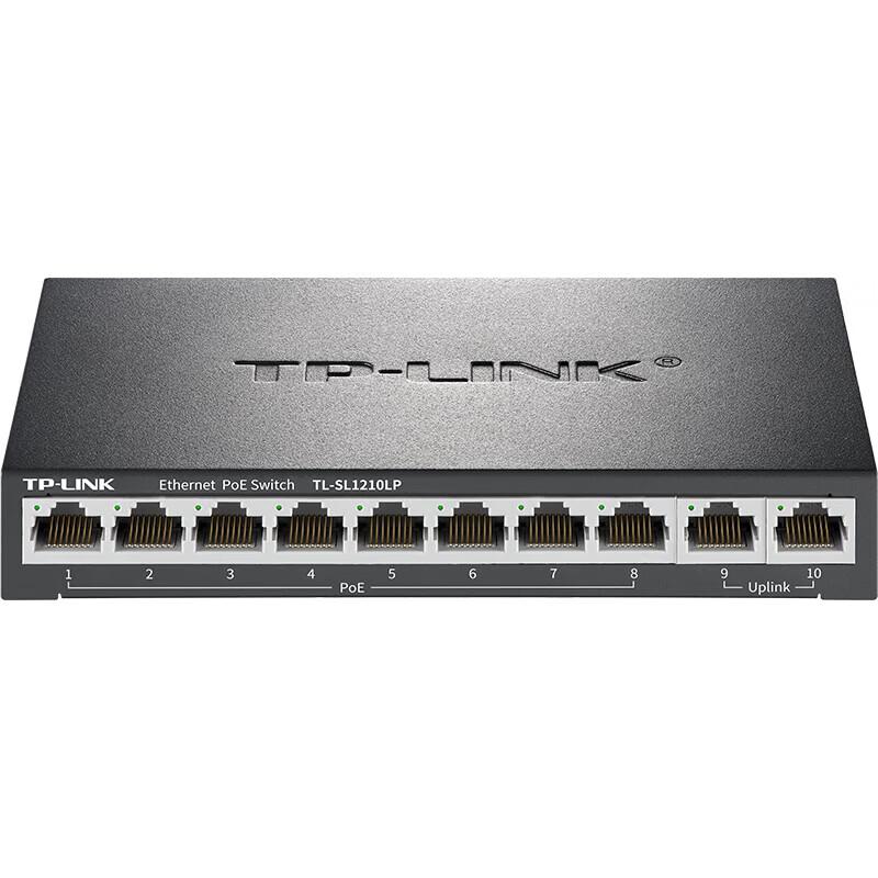 Tp-Link TL-SL1210LP 8-Port PoE Switch with 2 Gigabit Uplinks
