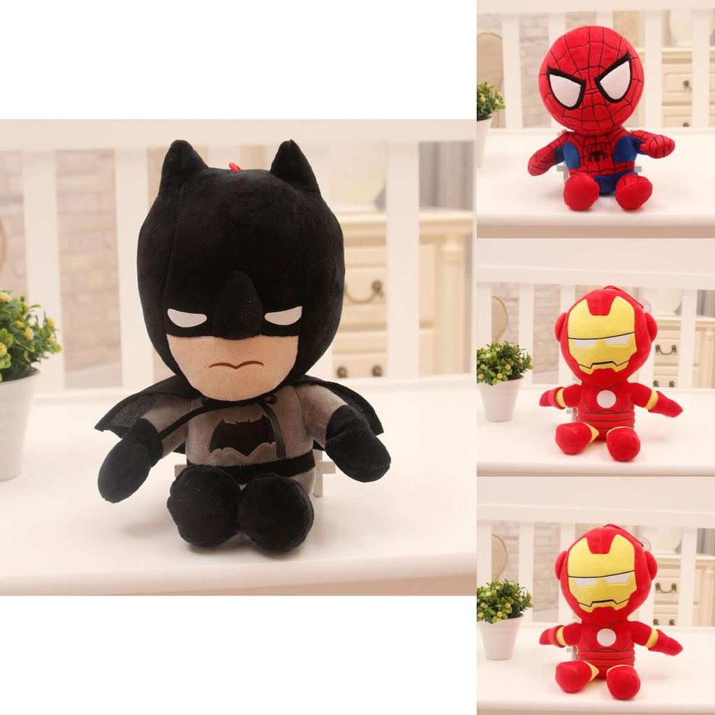 Adorable Avengers Super Hero Plush Doll Featuring Spiderman Captain America Ironman