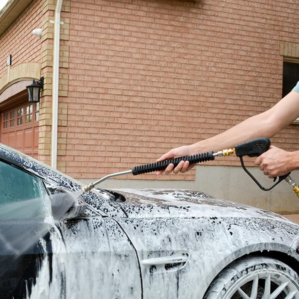 14 Inch Metal Extension Wand for Pressure Washers Built with Stainless Steel for Resilience Against Moisture and Wear