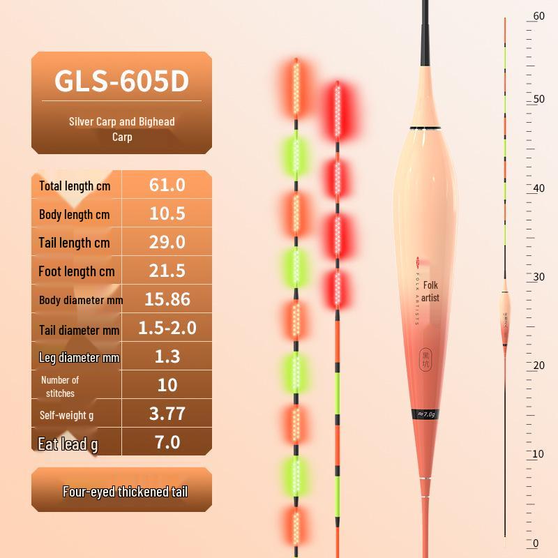 LED Night Glow Float for Silver and Bighead Carp Fishing